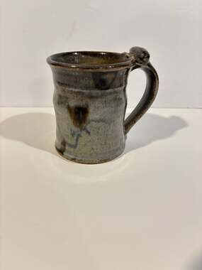 Artist John Glick Plum Tree Pottery Stoneware Mug